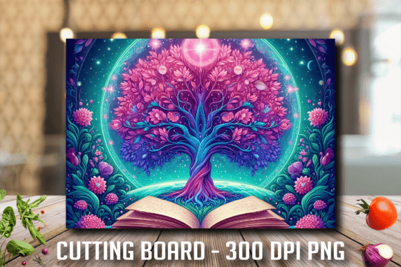 Elevate Your Kitchen Projects with the Magical Tree of Life Cutting Board Design