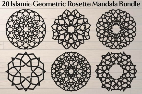 Islamic Geometric Rosette Mandala: Timeless Symmetry for Modern Design