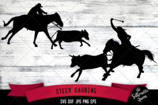 Steer Daubing, Rodeo, Cowboy: Essential Design Assets