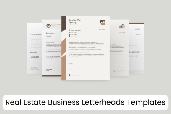 Streamline Your Brand with Editable Realtor Letterhead Templates