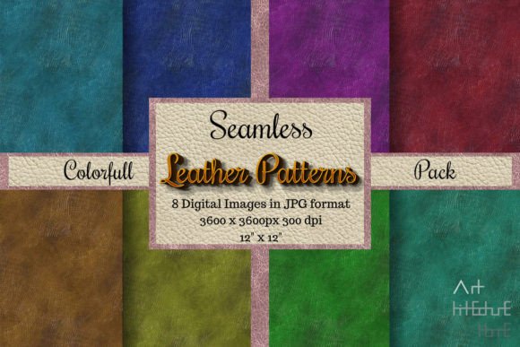 Vibrant Seamless Leather Textures for Dynamic Design