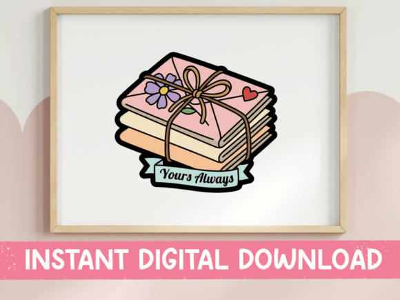 Yours Always Letter Bundle Sticker: A Timeless Design Asset